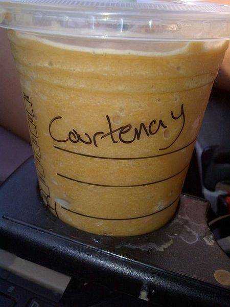 Caramel Frappuccino for Courtenay